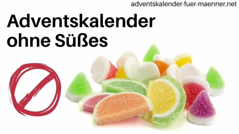 Adventskalender ohne Süßigkeiten - Schokoladenfreie Alternativen