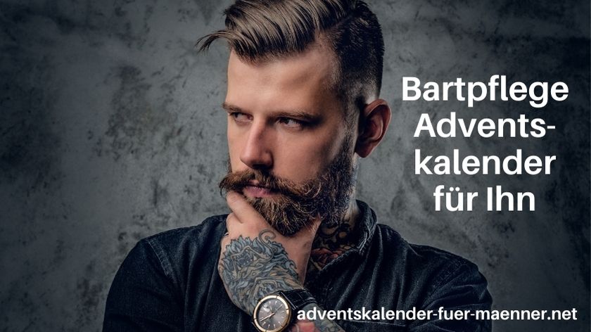 Adventskalender für Männer mit Bart-Pflege-Produkten